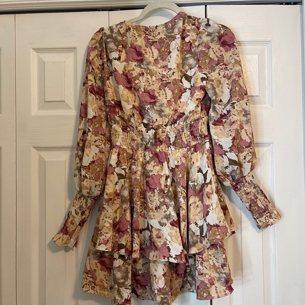 Petal & Pup Long Sleeve Floral Dress - Picture 5 of 7